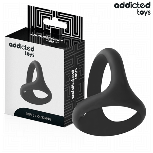 Pierścień do penisa ADDICTED TOYS Thick Triple