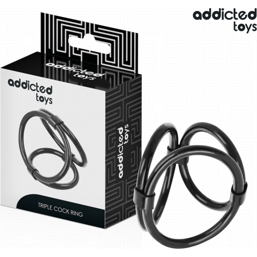 Anillo Triple do Penisa Addicted Toys - zwiększa erekcję