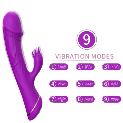 Wibrator ARMONY DILDO VIBRATOR RABBIT silikonowy