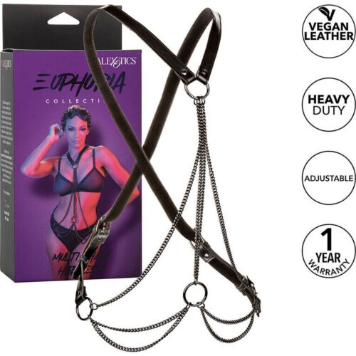 Arnés BDSM CalExotics Euphoria z Metalowymi Łańcuchami