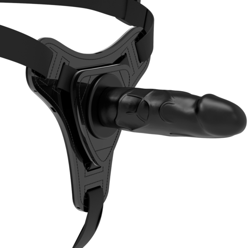 Arnes FETISH SUBMISSIVE HARNESS - 15 cm silikonowy