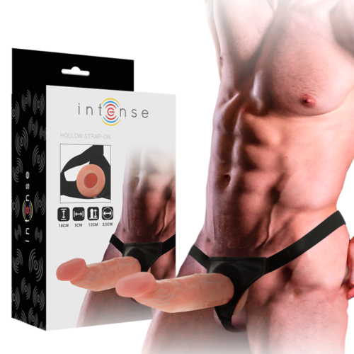 Arnés z Dildo INTENSE FOR HIM 18x3,5 cm – moc i komfort