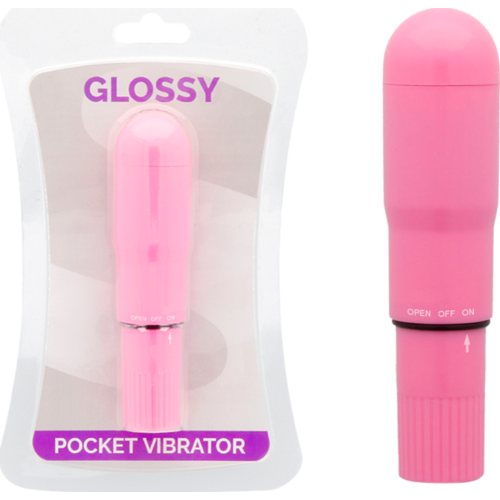 Wibrator GLOSSY POCKET - intensywne wibracje w podróży