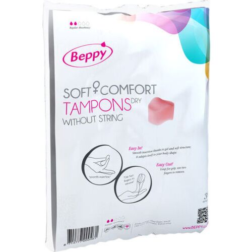 Tampony Beppy Comfort - Bez nitki i do stosowania podczas menstruacji