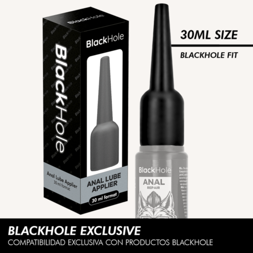 Aplikator żelu analnego BLACK HOLE rozmiar S