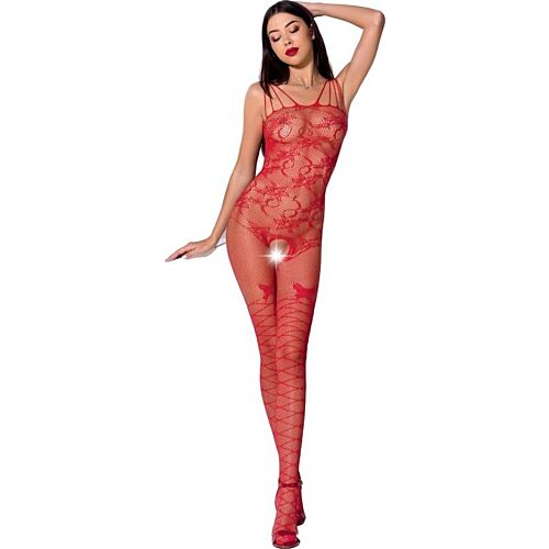 Bodystocking Passion Woman BS076 z otworem w kroku