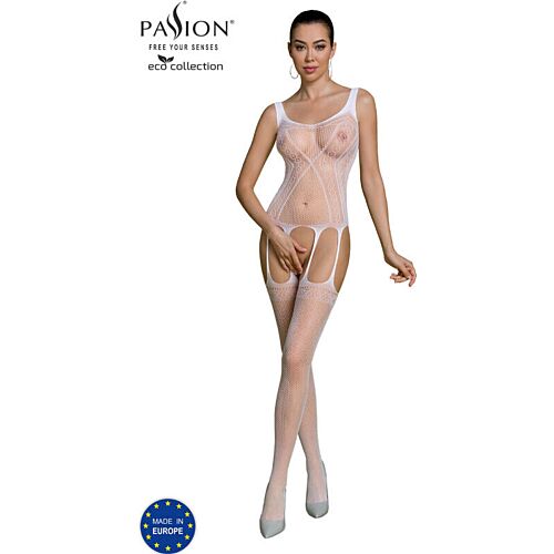 Bodystocking PASSION WOMAN ECO BS007 - lengeria ekologiczna