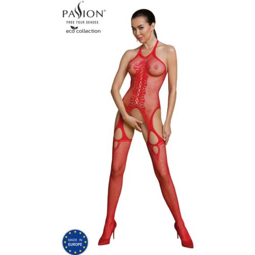 Bodystocking PASSION ECO BS013 z materiałów ekologicznych