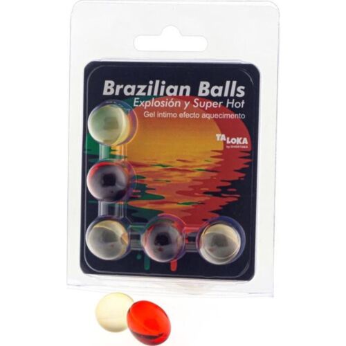 Kulki Brazilian Balls Taloka z żelem o efekcie mocno rozgrzewającym