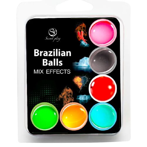 Kulki Brazilian Balls SECRETPLAY ZESTAW 6 z efektami