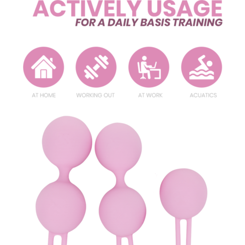 Bolas Silicona INTIMICHIC Pelvis Health II z indywidualnymi trenerami