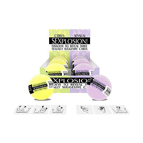 Bomby do kąpieli SEXPLOSION Kheper Games — lawenda i egzotyka