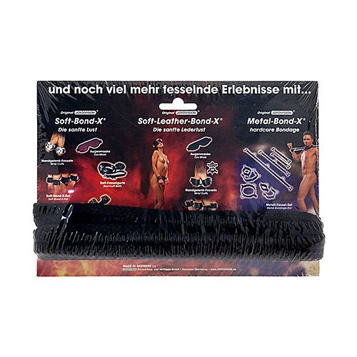 BOND-X CUERDA 5 METROS NEGRA