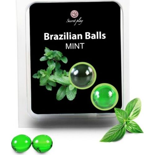 Bolas Brazilian Balls SECRETPLAY z lubrykantem miętowym