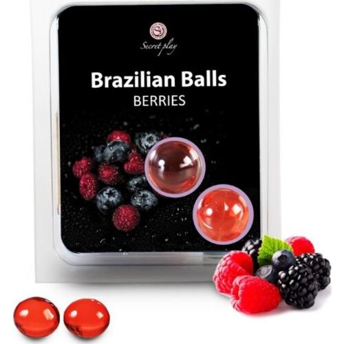 Bolas Brazilian Balls SECRETPLAY z owocowym lubrikantem