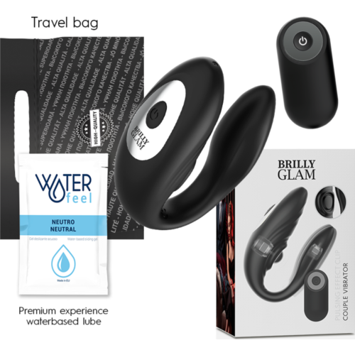 Wibrator BRILLY GLAM COUPLE PULSING z pilotem