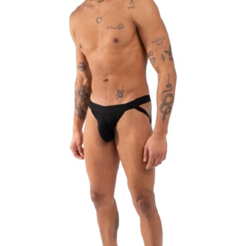 Jockstrap BURN 011 DOUBLE BLACK | Odważny design i komfort