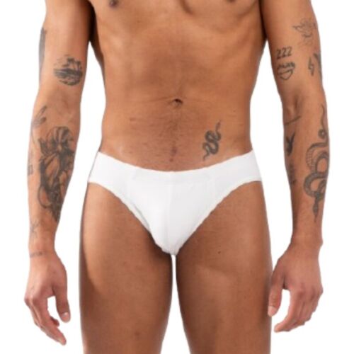 Slip BURN 021 WHITE SLIP XL z eleganckim wykończeniem
