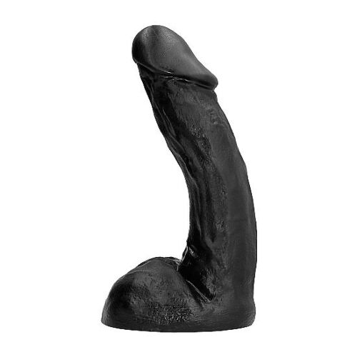 Dildo ALL BLACK 28 CM | Stymulacja punktu G