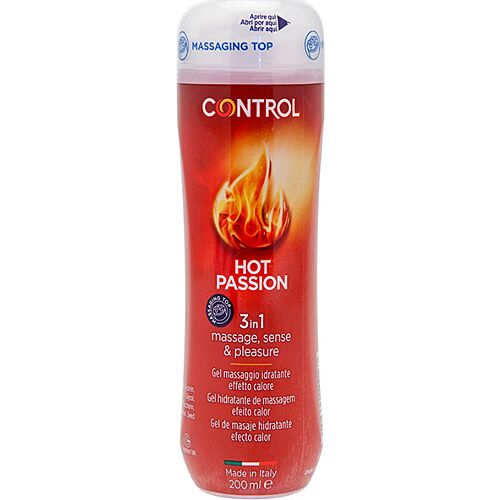 Żel 3 w 1 CONTROL HOT PASSION z efektem ciepła