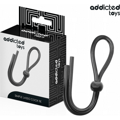 Anillo bez wibracji ADDICTED TOYS - Cuerda de silicona