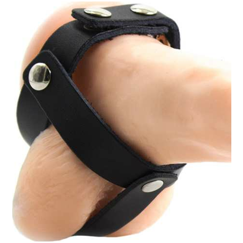 Funda cuero OHMAMA FETISH - komfortowa klatka na jądra