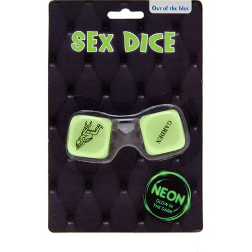 Kostki erotyczne Out Of The Blue Dados Flou fluorescencyjne
