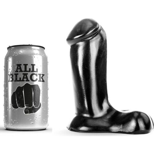 Dildo All Black 14 cm - komfortowy wybór dla początkujących