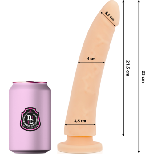 Dildo DELTACLUB 23 cm - Realistyczny z silikonu medycznego