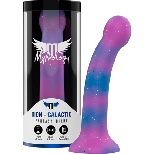 Dildo MYTHOLOGY DION GALACTIC S z krzywizną do stymulacji