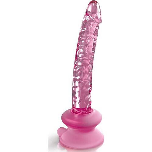 Dildo szklane ICICLES N. 86 z przyssawką
