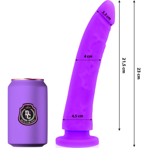 Dildo DELTACLUB 23 cm z silikonu medycznego