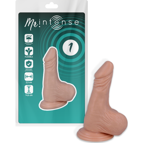 Dildo MR. INTENSE 14.6 cm z realistycznym dotykiem
