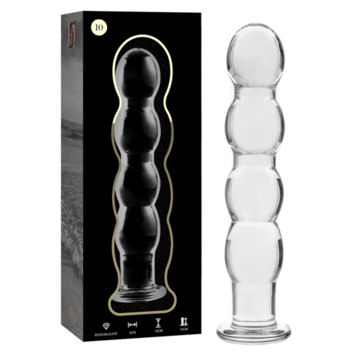 Dildo NEBULA SERIES BY IBIZA Model 10 z borokrzemowego szkła