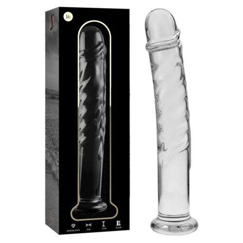 Dildo NEBULA SERIES BY IBIZA Model 16 z borokrzemowego szkła