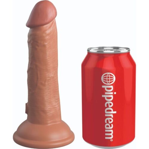 Dildo King Cock Elite 15.2 cm z wibracją i przyssawką