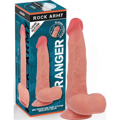 Dildo ROCK ARMY RANGER 22 CM z podwójną gęstością