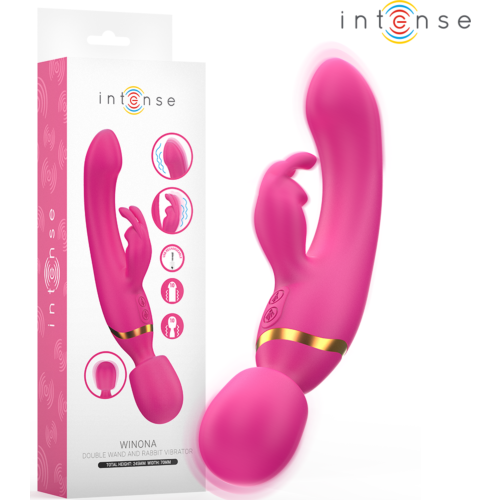 Wibrator Rabbit & Wand INTENSE WINONA - podwójna stymulacja