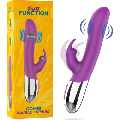 Wibrator Rabbit FUN FUNCTION COMBI DOUBLE TAPPING z podwójną stymulacją
