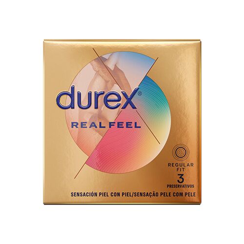 Prezerwatywy DUREX Real Feel 3 sztuki z naturalnym uczuciem