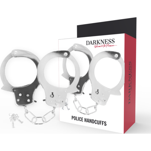 Esposas metalowe DARKNESS - ekscytująca zabawa