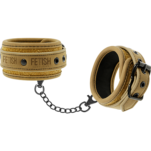 Kajdanki Fetish Submissive Origin - wegańskie skórzane mankiety