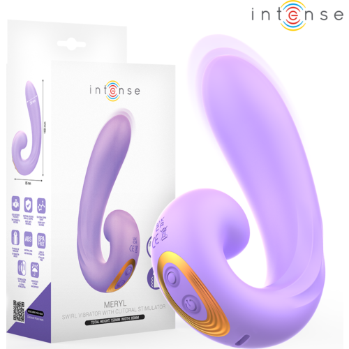 Stymulator Clitorisu INTENSE Meryl z podwójną wibracją