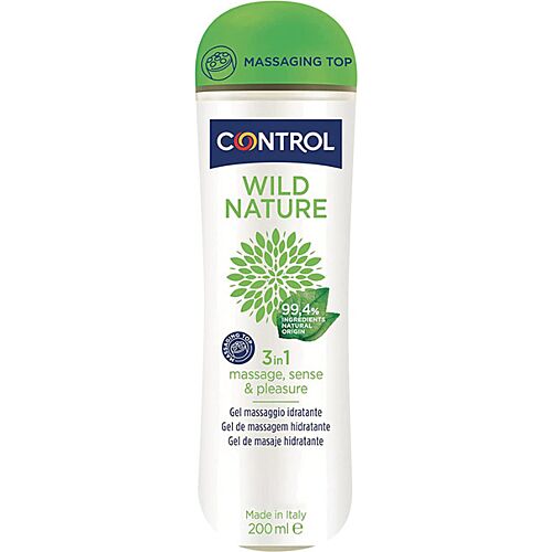 Żel do masażu CONTROL Wild Nature 3 w 1 200 ml z naturalnymi składnikami