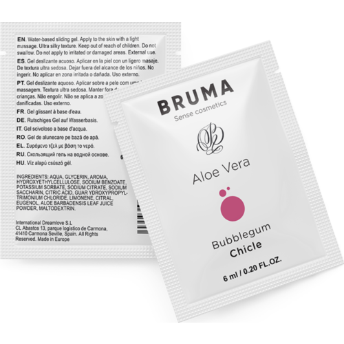 Żel nawilżający BRUMA 6 ML z aloe vera