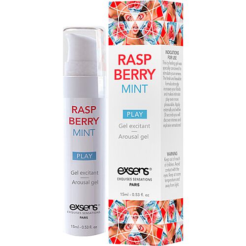 Żel stymulujący Exsens Raspberry Mint 15 ml