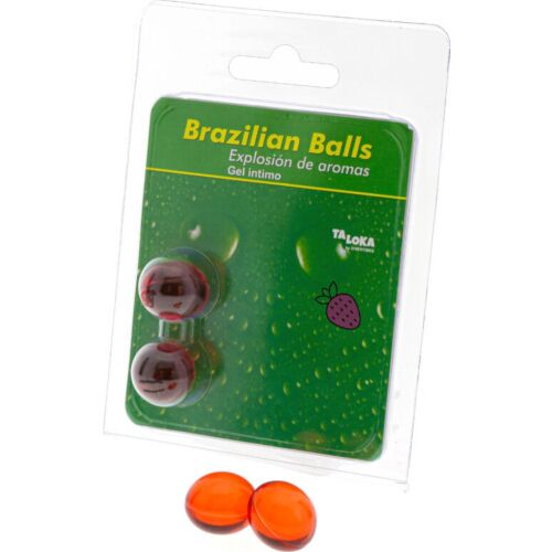 Bolas Brazilian Balls TALOKA - truskawkowy żel intymny