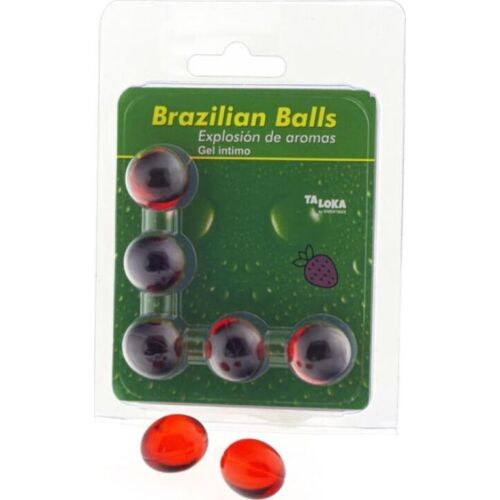 Bolas Brazilian Balls TALOKA - Żel Intymny z Aromatem Truskawki