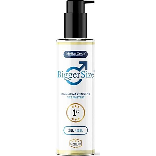Żel intymny MEDICA GROUP Bigger Size 150 ml - wzmocnienie i grubość