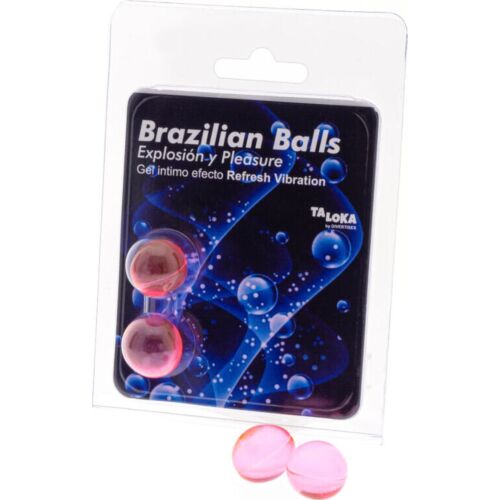 Bolas Brazilian Balls TALOKA z efektem wibracji i lubrykantem